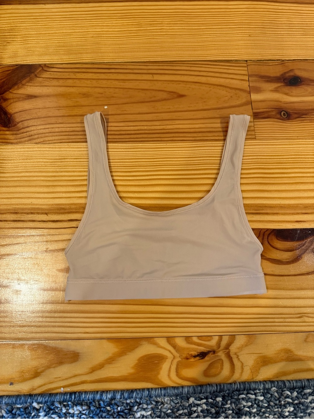 SKIMS Scoop-Neck Seamless Bralette in Light Nude